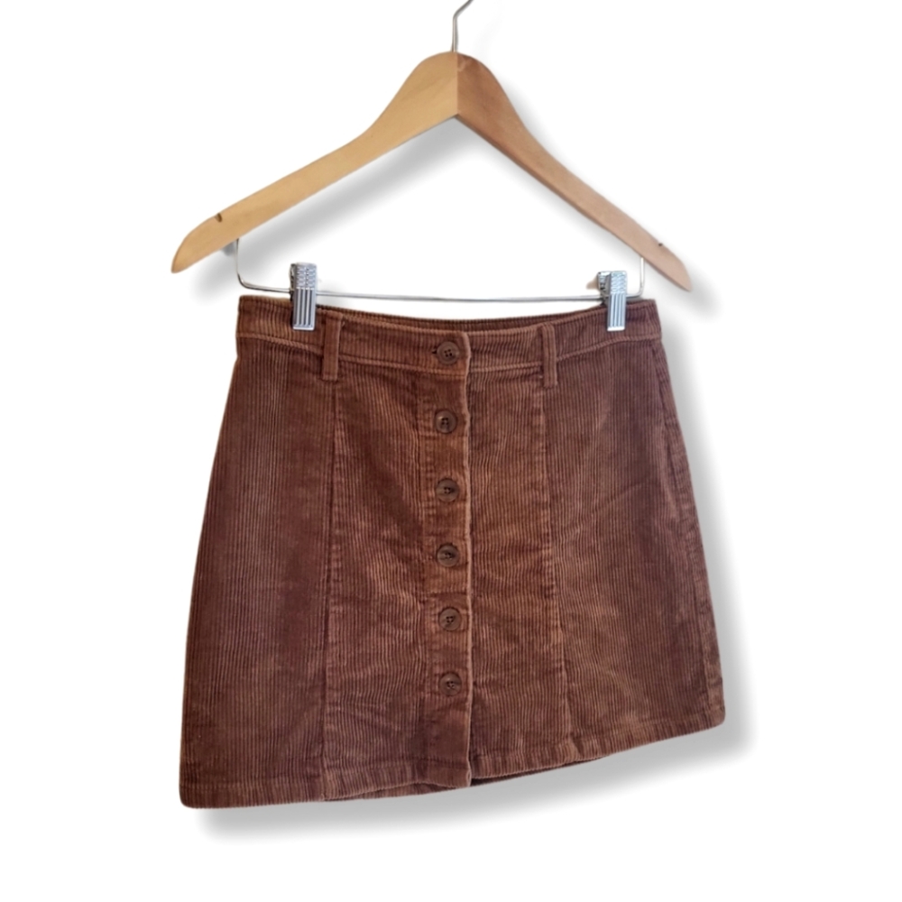 Forever 21 button-down corduroy skirt